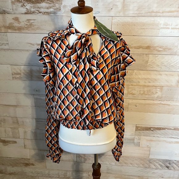 FARM Rio Multicolor Geometric Blouse - Picture 2 of 12